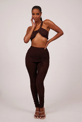 The Overskirt Set in Brown