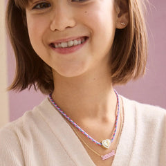 Kids' Custom Nameplate Necklace - Kids' Cable Chain