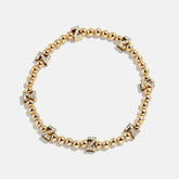 Gold/Pavé Repeating Initial Pisa Bracelet - Z