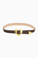 Streets Ahead Gold Heart Belt