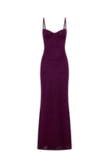 Blossom Belle Maxi Dress Plum