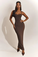 The Bij Maxi in Brown