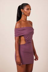 The Rope Cut Out Mini in Plum