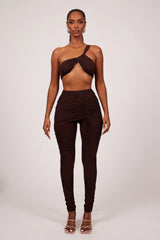 The Overskirt Set in Brown