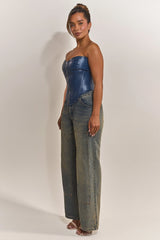 The Cinch Corset in Navy