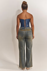 The Cinch Corset in Navy