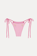 Divine Knit Skimpy Bikini Bottom - Strawberry Lemonade