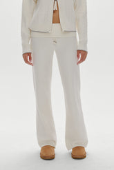 Dawson Knit Fold Over Pants - Honeymoon