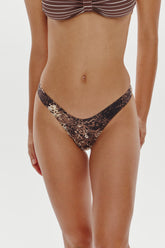 Full Moon Reversible Bikini Bottom - Saddle Up