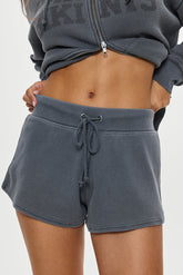 Noah Thermal Mini Shorts - Shadow Blue