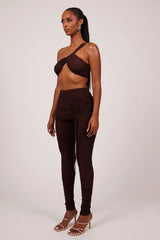 The Overskirt Set in Brown