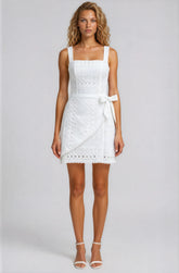Andrea Mini Wrap Dress