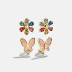 Garden Party Kids’ Clip-On Earring Set - Garden Party