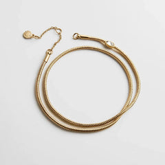 Gia Waterproof Anklet - Gold/Pavé