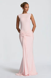 Lorenza Pink Maxi Dress