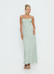 Avienna Maxi Dress Sage Burnout