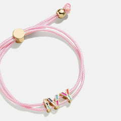 Kids' Custom Cord Bracelet - Pink