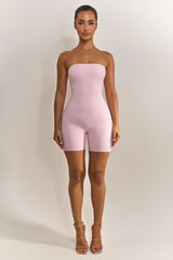 The Sculpt Short Unitard in Pink