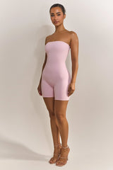 The Sculpt Short Unitard in Pink