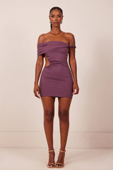 The Rope Cut Out Mini in Plum