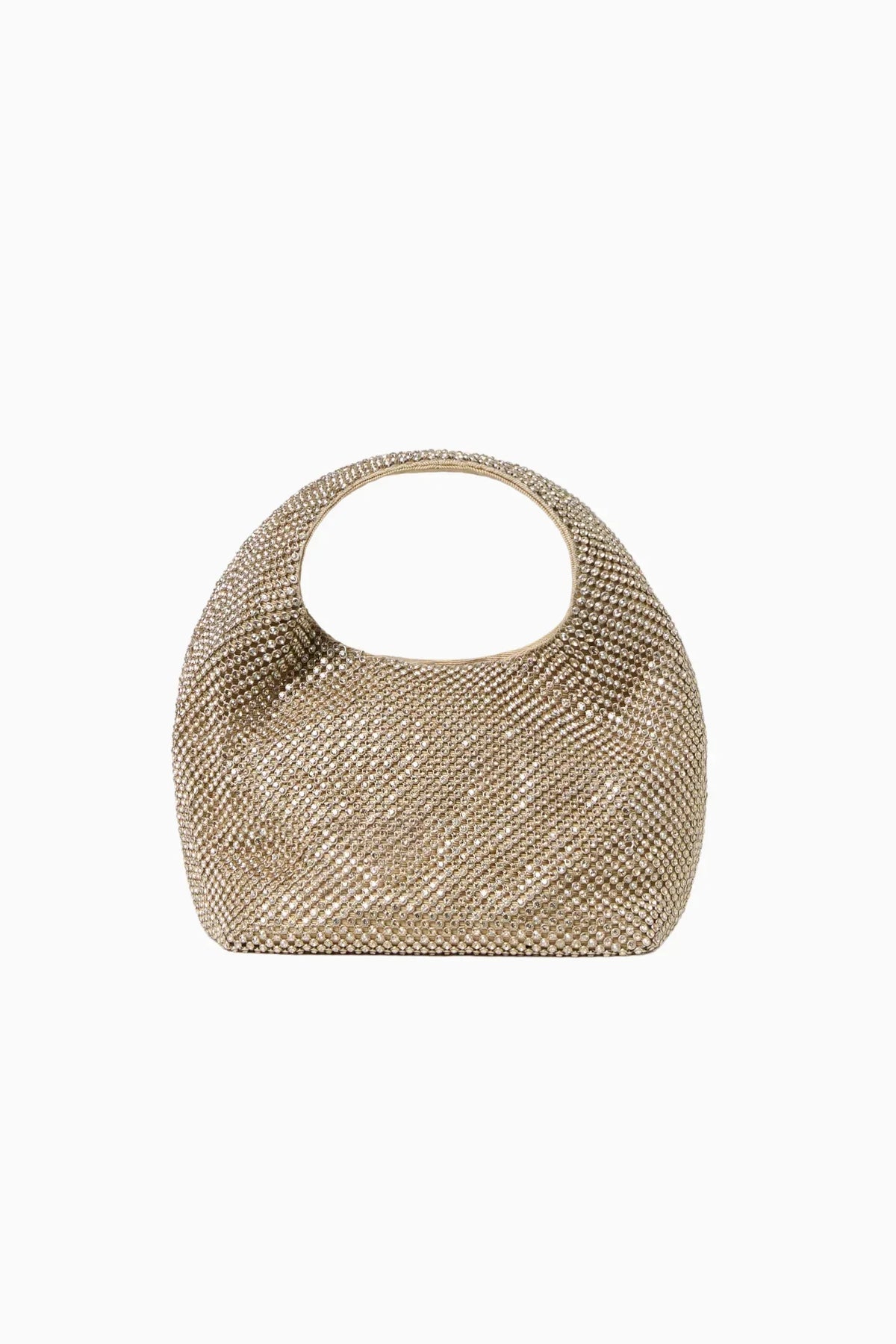 Loeffler Randall Kenzie Mini Gold Bucket Clutch
