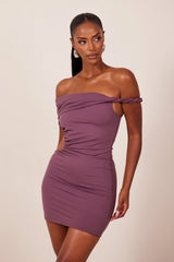 The Rope Cut Out Mini in Plum