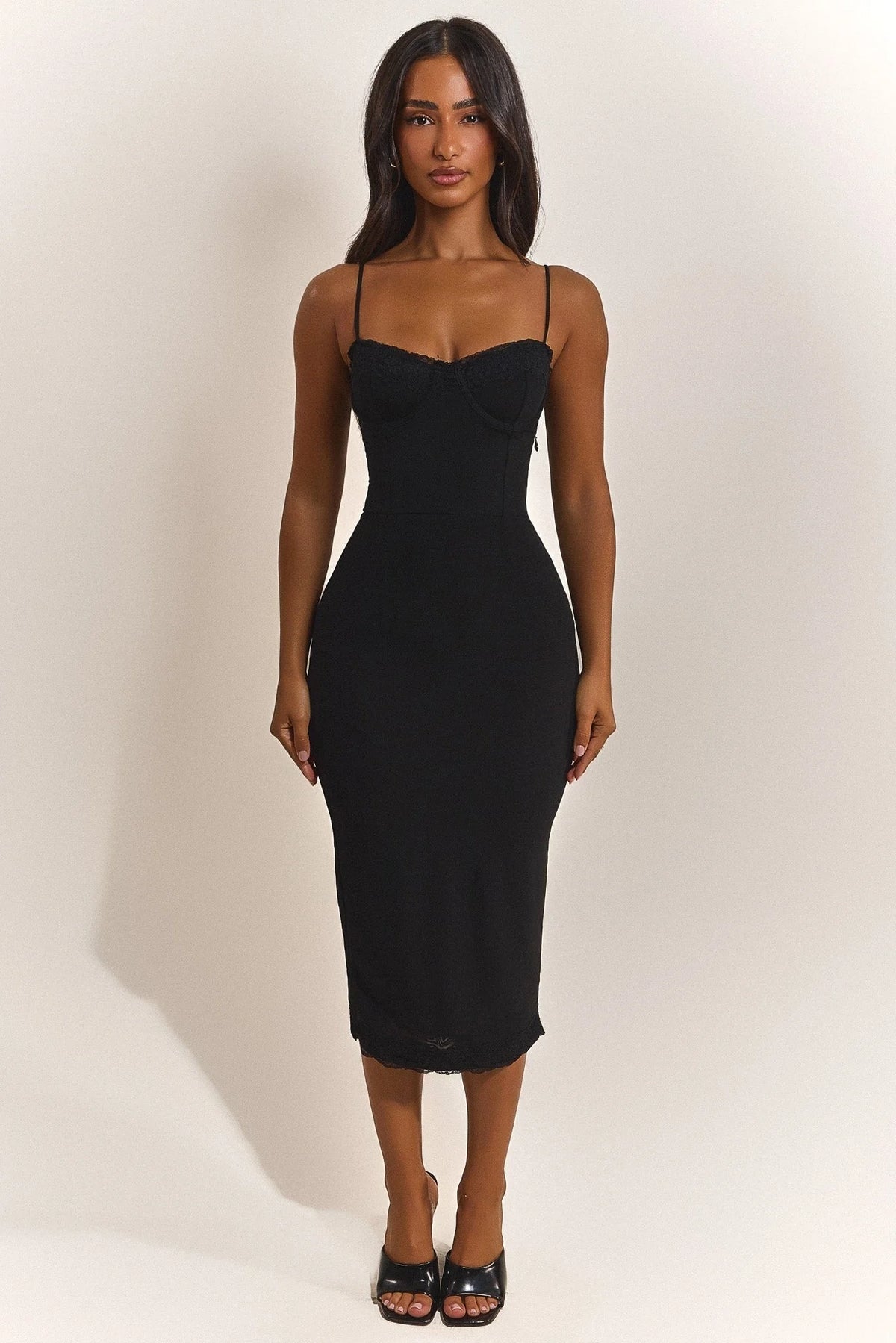 The Bij Midi in Black