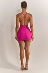 The Waterfall Mini in Fuchsia