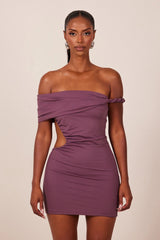 The Rope Cut Out Mini in Plum