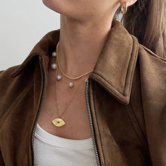 High Frequency Pendant Necklace - Evil Eye