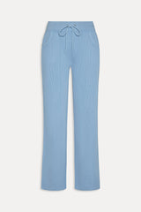 Emma Thermal Low Rise Pants - Lullaby Sky