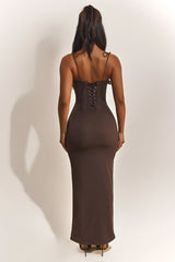 The Bij Maxi in Brown