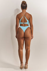 The Kylie Underwire Swim in Powder Blue