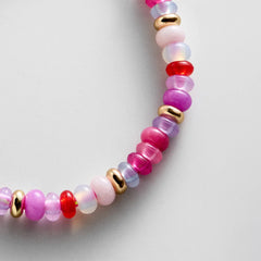 Kennedy Semi-Precious Bracelet - Pink Multi