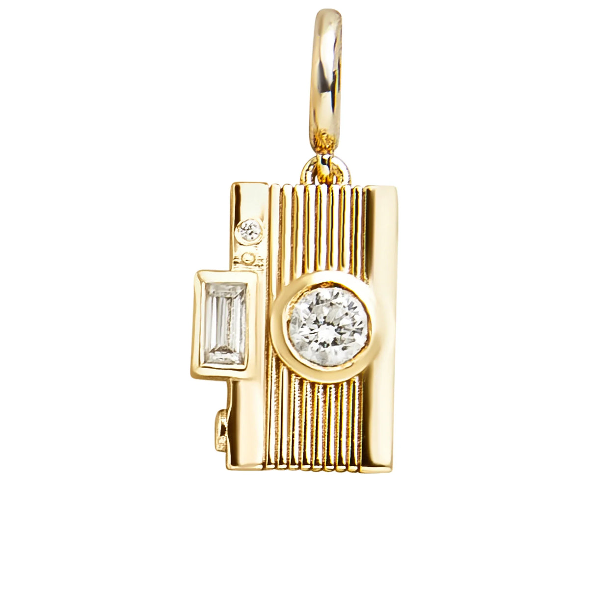 Hobbies Cluster Charm - Camera - Clear