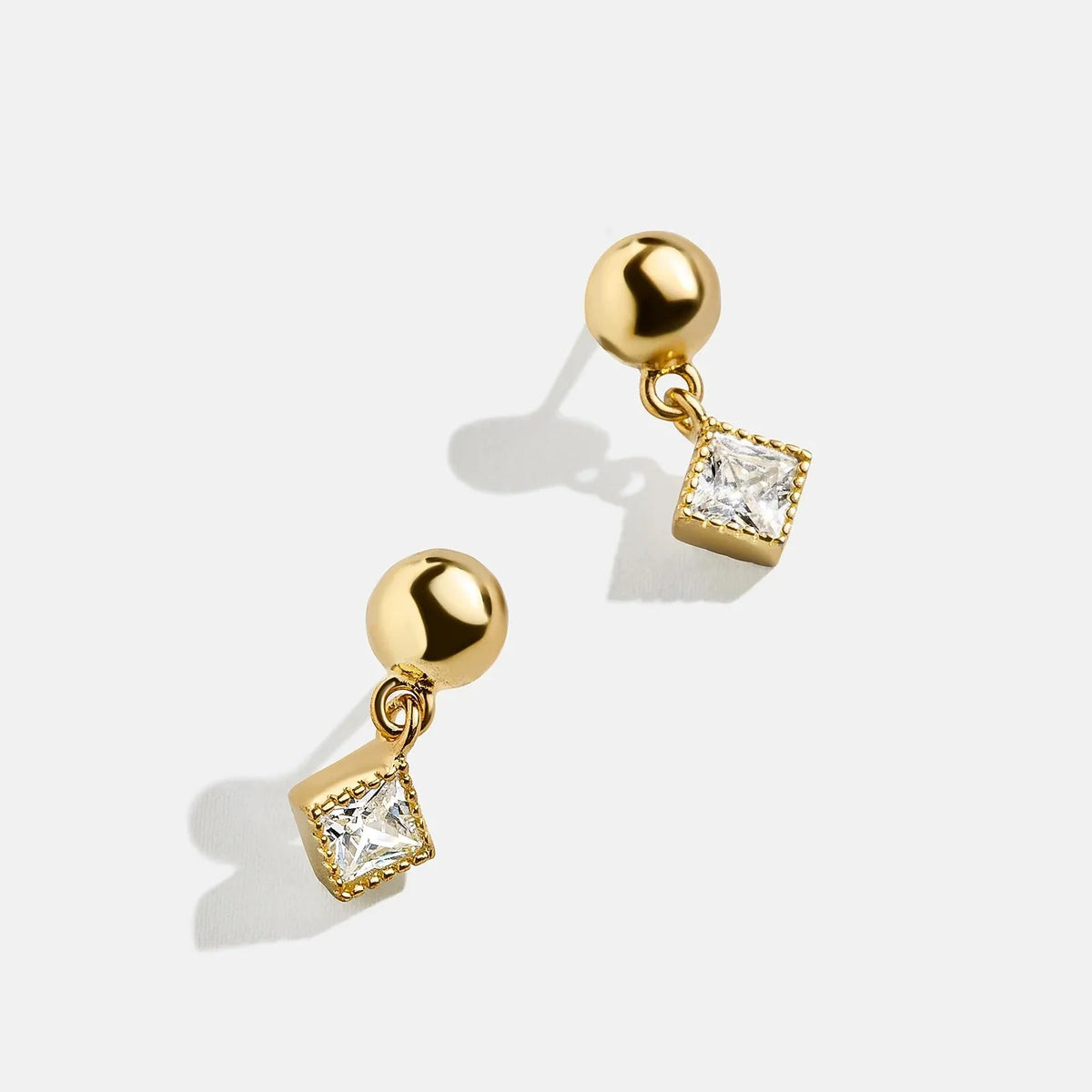 Jada 18K Gold Kids' Earrings - Gold/Pavé