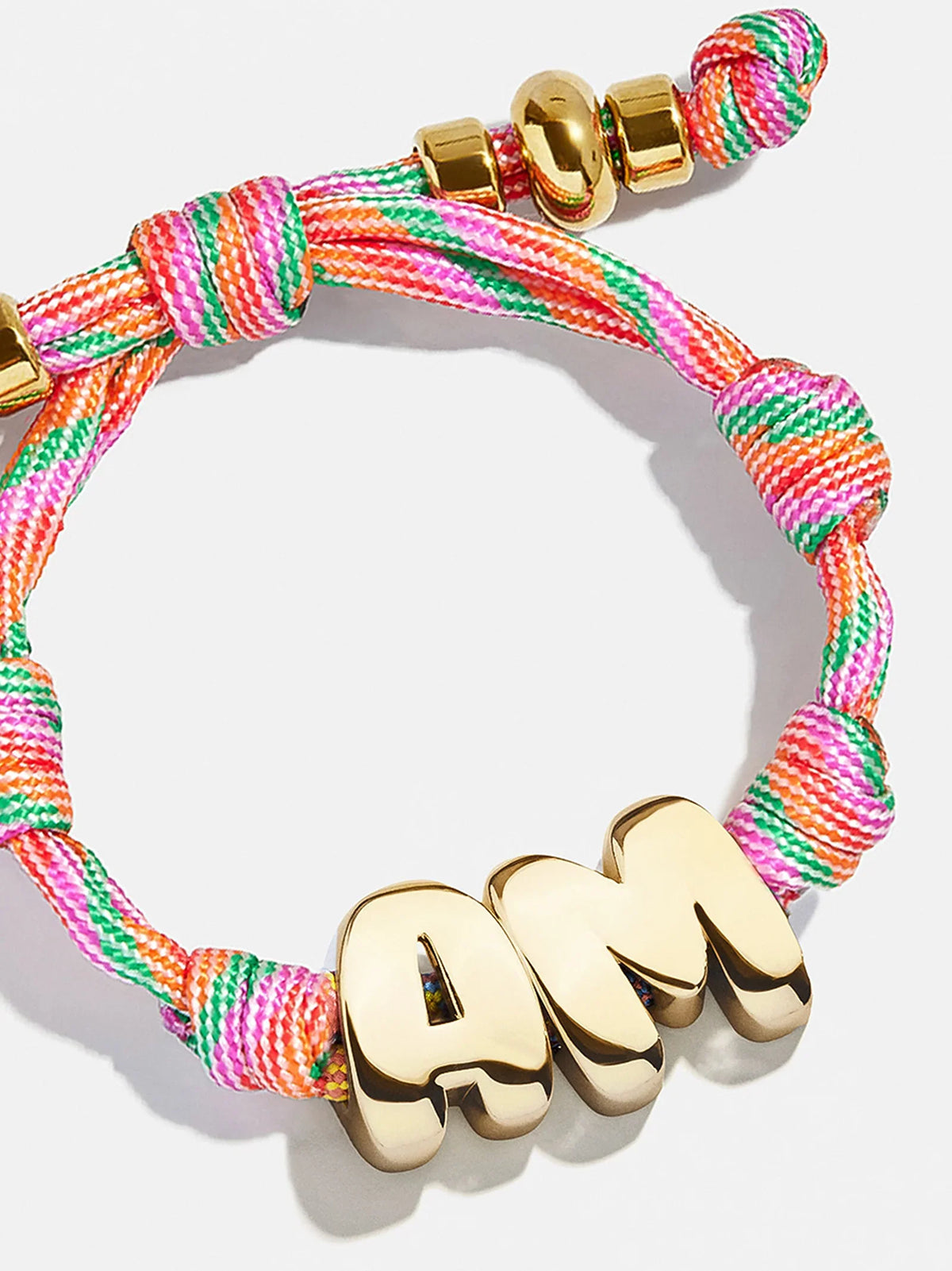 Knotty Initial Custom Bracelet - Bold Multi Double Letters