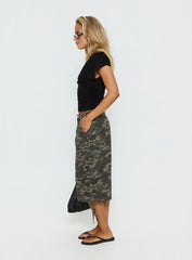 Hudsen Longline Cargo Shorts Camo
